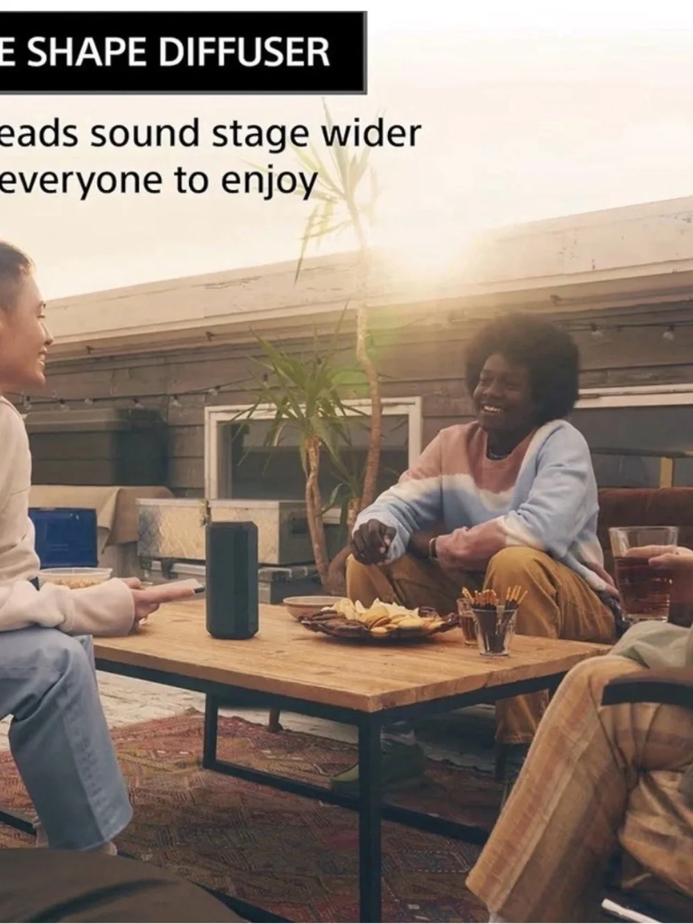 NEW Sony SRS-XE300 X-Series Wireless Portable Bluetooth Speaker - Blue - IP67